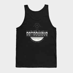 Retrowave sound (light logo) Tank Top